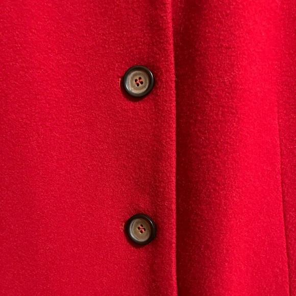 Harve Benard by Benard Holtzman Red Wool Blend Cashmere Blazer Jacket 14 - Picture 2 of 5